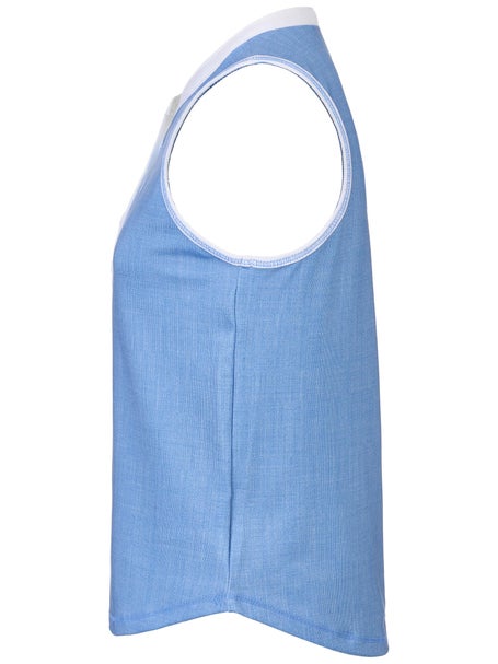 Lucky In Love Girls Linen Play Henley Tank