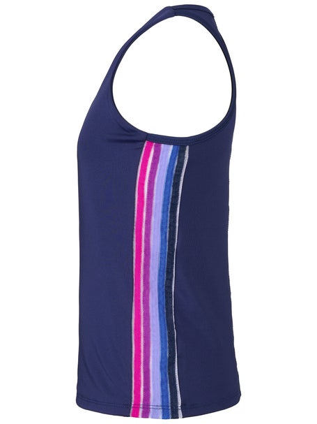 Lucky In Love Girls Retro Chroma Stripe Tank