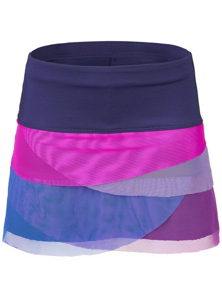 Lucky In Love Girls Retro Mesh Scallop Skirt