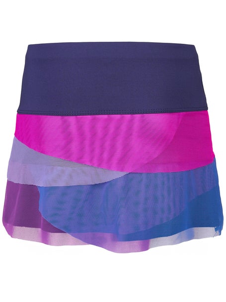 Lucky In Love Girls Retro Mesh Scallop Skirt
