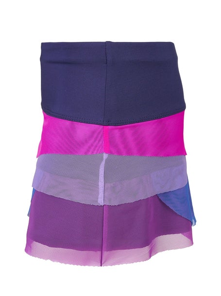 Lucky In Love Girls Retro Mesh Scallop Skirt