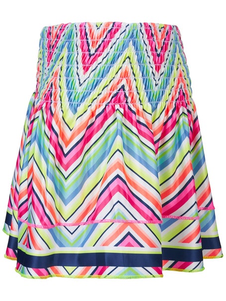 Lucky in Love Girls Retro Smocked Skirt