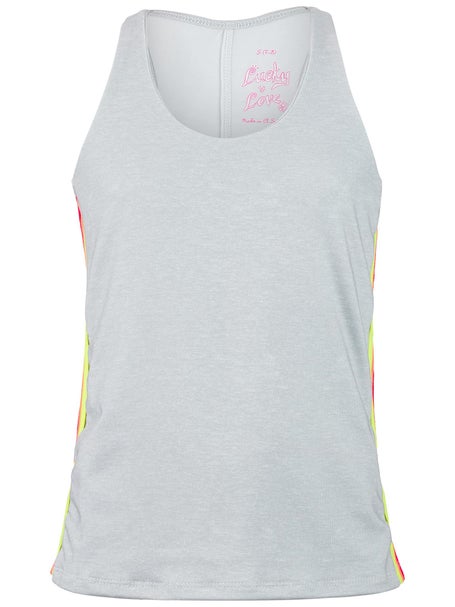 Lucky in Love Girls Prisma Stripe Tank