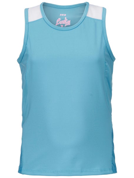 Lucky in Love Girls Tropical Tiebreak Tank