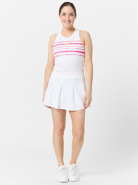 Lucky in Love Womens Long Shockin Stripe Skirt