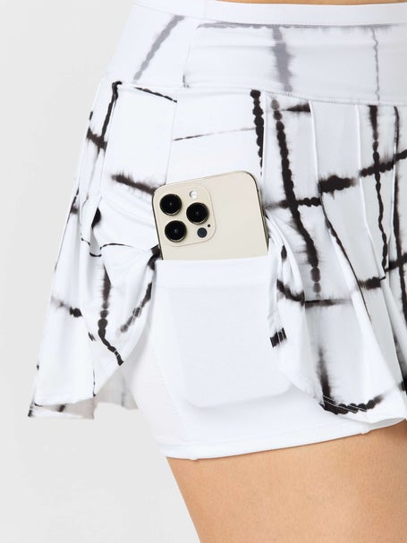 Lucky in Love Womens Team Shibori Plaid Skirt