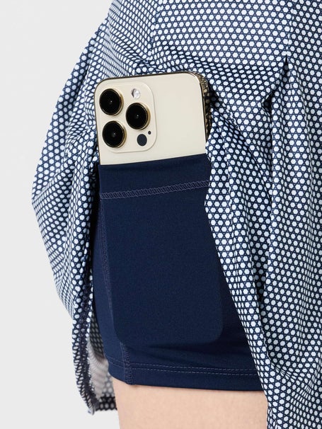 Lucky In Love Womens Ace Mesh Pleat Skirt