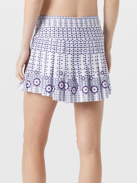 Lucky In Love Womens Berry Buzz Pleat Skirt