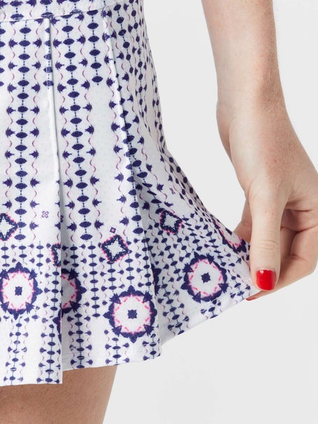 Lucky In Love Womens Berry Buzz Pleat Skirt