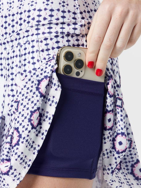 Lucky In Love Womens Berry Buzz Pleat Skirt