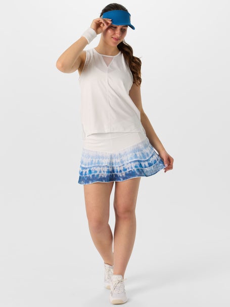 Lucky In Love Womens Shibori Lace Boho Skirt