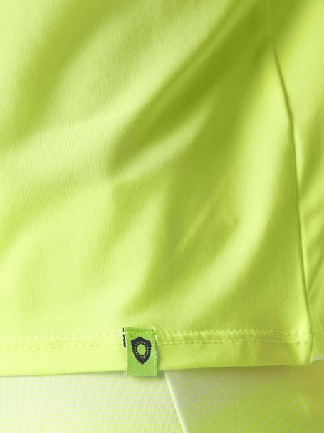 Lucky In Love Womens L-UV Power Box Top - Lemon