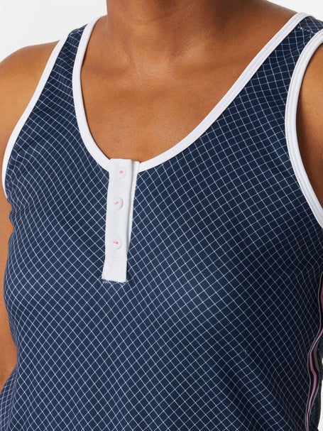 Lucky In Love Womens Country Club Plaid Dress