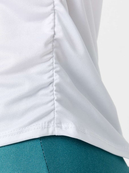 Lucky In Love Womens Chroma Stripe Cinch Tank