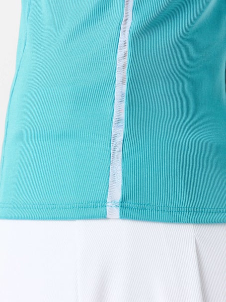 Lucky in Love Womens Waves Crosscourt Tank