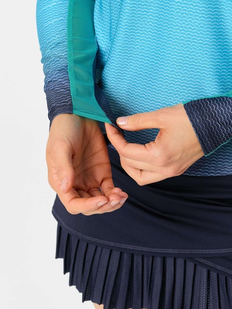 Lucky In Love Womens Eyelet In It To Win Long Sleeve