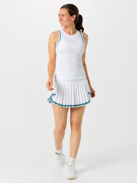 Lucky In Love Womens Eyelet Win It Stripe Tank