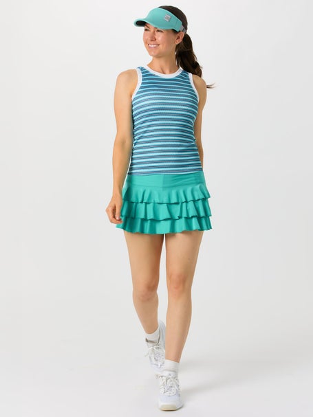 Lucky In Love Womens Eyelet Came To Win Tank