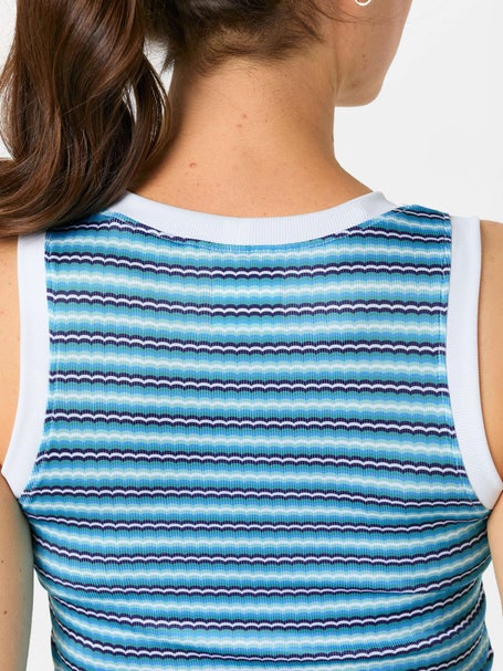 Lucky In Love Womens Eyelet Came To Win Tank