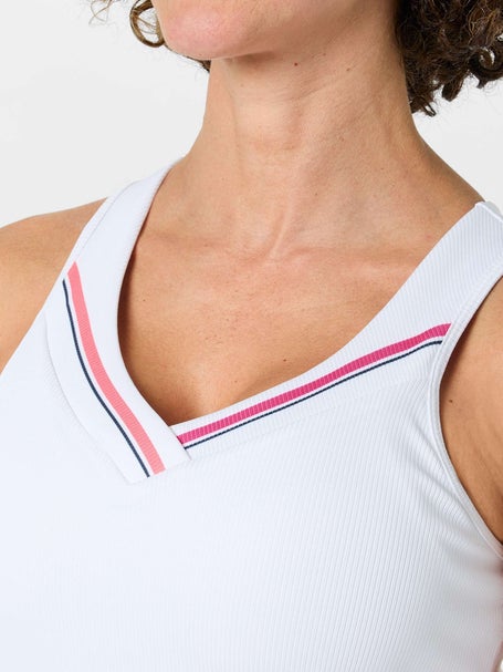 Lucky in Love Womens Glow Set Stripe Tank