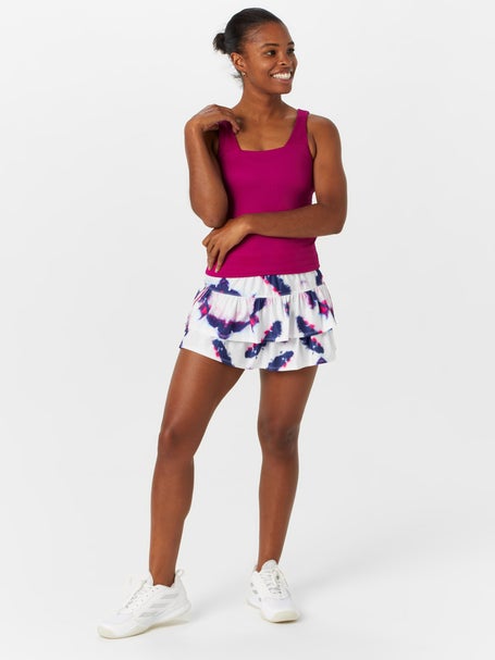 Lucky In Love Womens High Waist Berry Burst Skirt