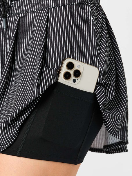 Lucky In Love Womens High Waist Pinstripe Skirt