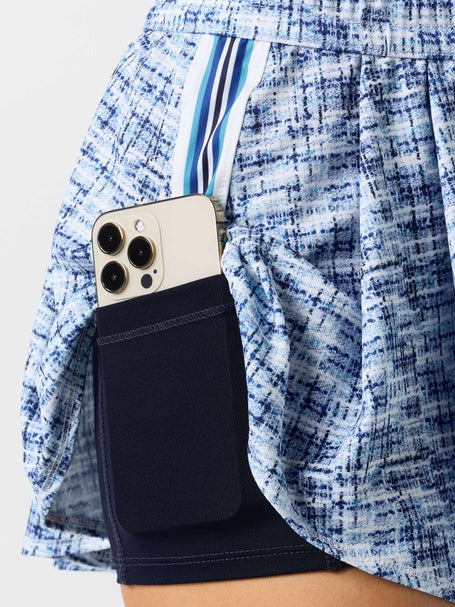 Lucky In Love Womens High Waist Boucle Skirt