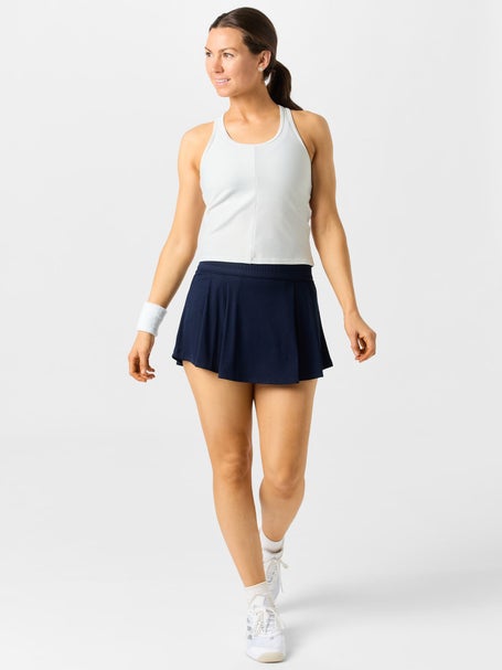 Lucky in Love Womens High Waist Court Skirt - Navy