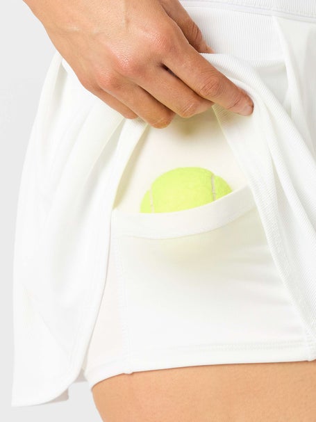 Lucky in Love Womens High Waist Court Skirt - White