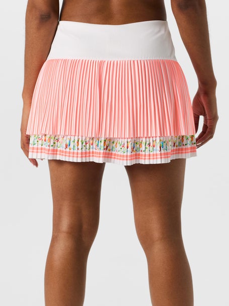 Lucky In Love Womens Long Cocktail Picnic Pleat Skirt