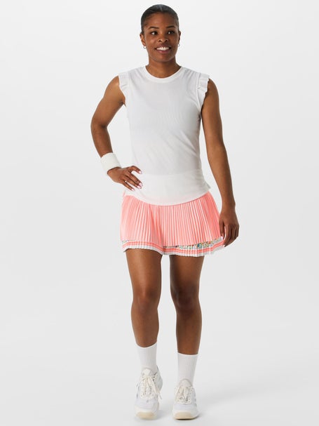 Lucky In Love Womens Long Cocktail Picnic Pleat Skirt