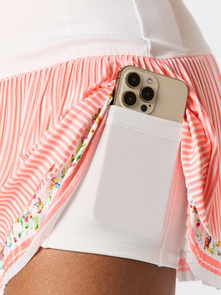 Lucky In Love Womens Long Cocktail Picnic Pleat Skirt