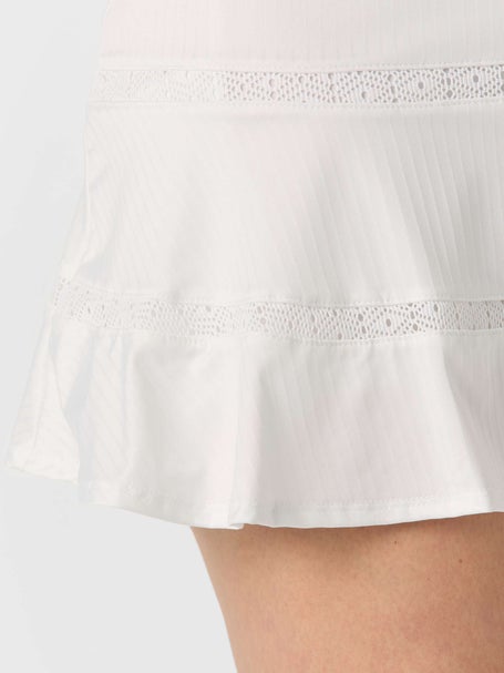 Lucky In Love Womens Shibori Long Tier Flounce Skirt