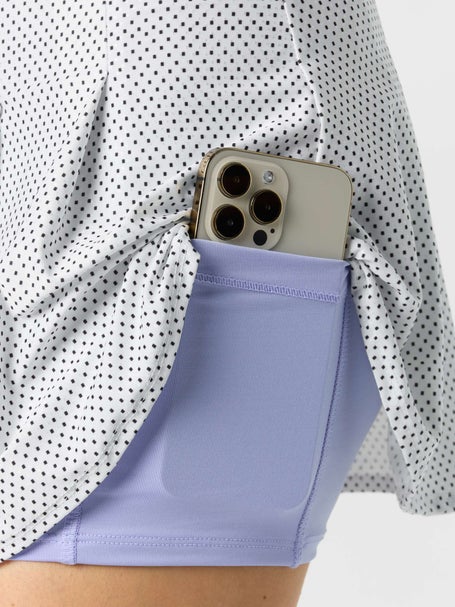 Lucky In Love Womens Lavender Lovely Day Pleat Skirt