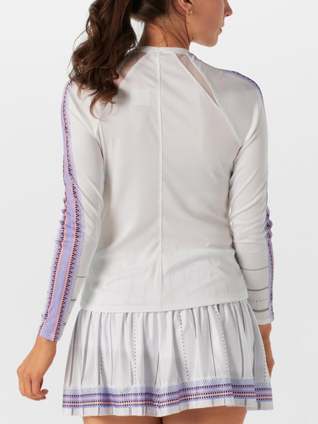 Lucky In Love Womens Lavender Love Long Sleeve