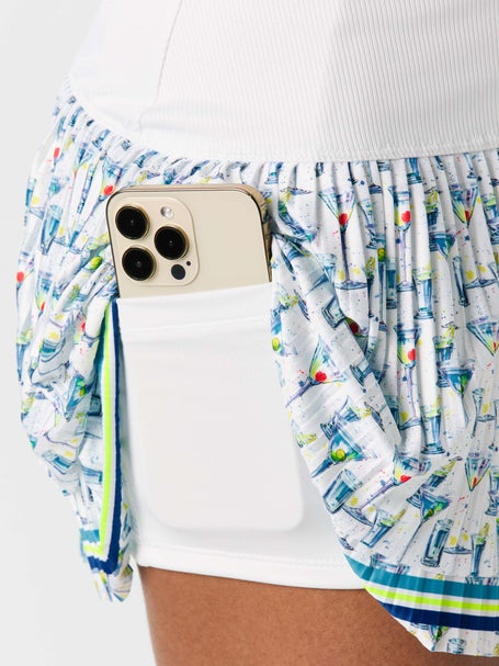 Lucky In Love Womens Long Martini Gras Pleat Skirt