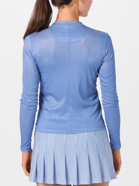 Lucky In Love Womens Linen Play Long Sleeve Henley