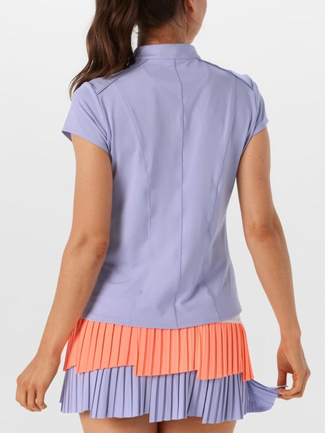 Lucky In Love Womens Love Swing Zip Top