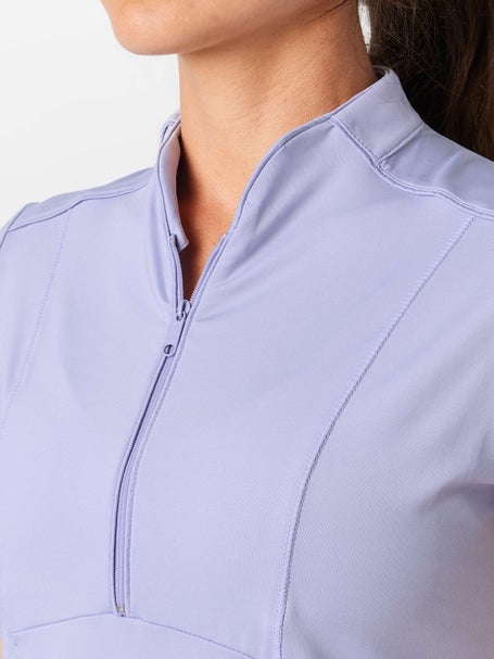 Lucky In Love Womens Love Swing Zip Top