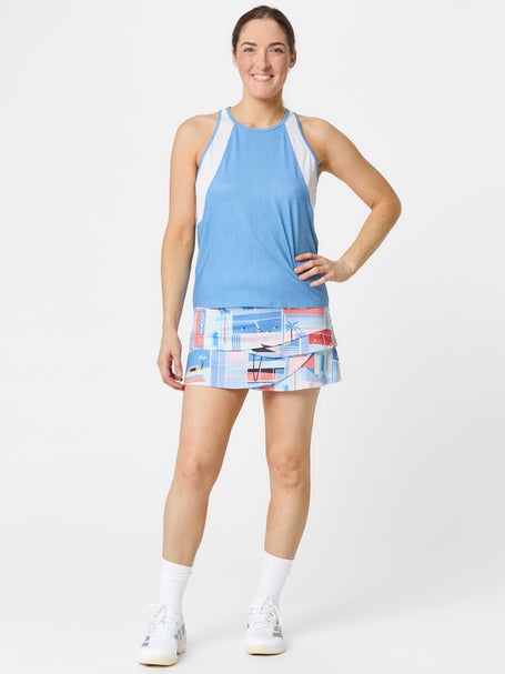 Lucky In Love Womens Linen Vision Pickleball Skirt