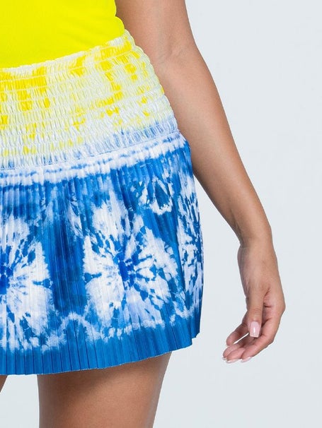 Lucky In Love Womens Shibori Long Wave Skirt