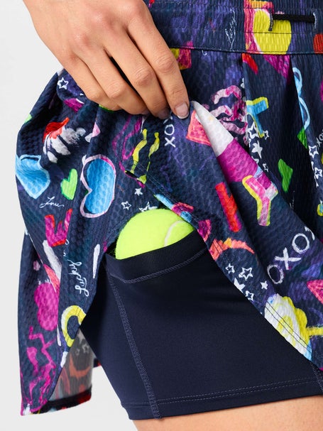 Lucky In Love Womens High Waist Love You Skirt