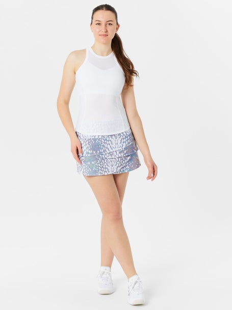 Lucky in Love Womens Oil Slick Scallop Skirt