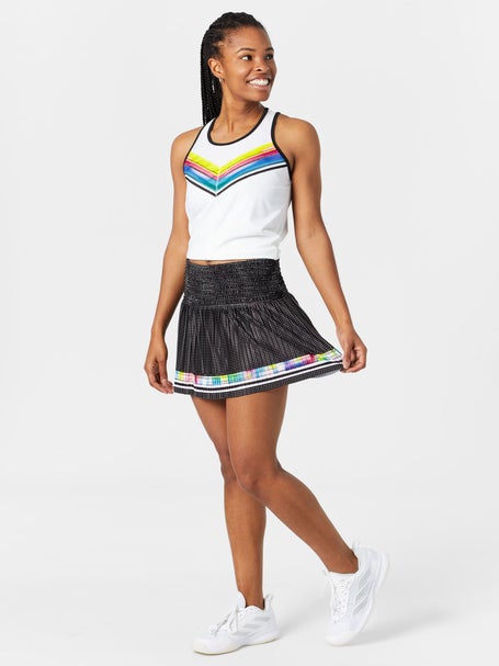 Lucky In Love Womens Off Tropic Tie Back Tank