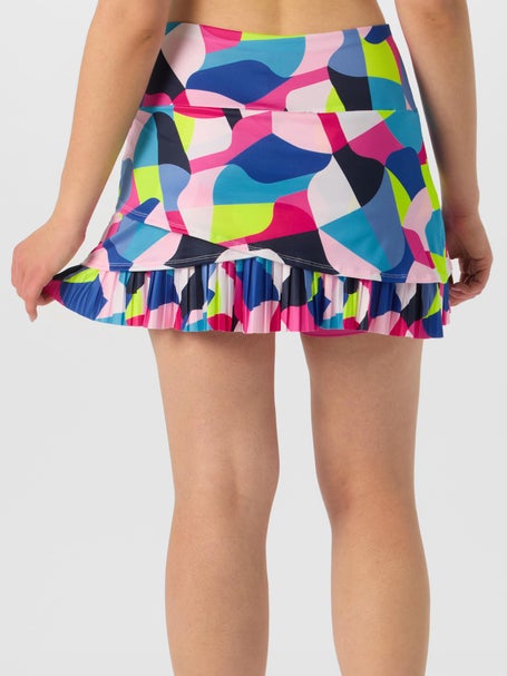 Lucky In Love Womens Pickleball Groove Long Skirt