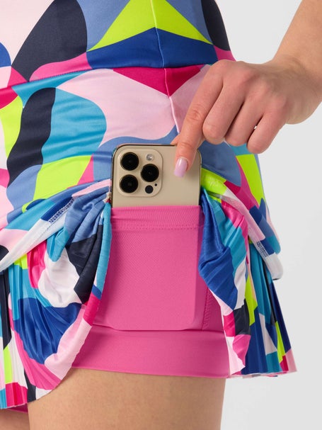 Lucky In Love Womens Pickleball Groove Long Skirt