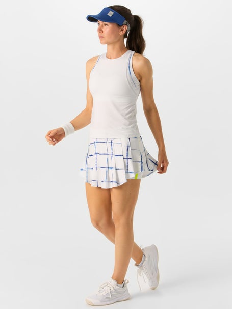 Lucky In Love Womens Shibori Plaid Skirt