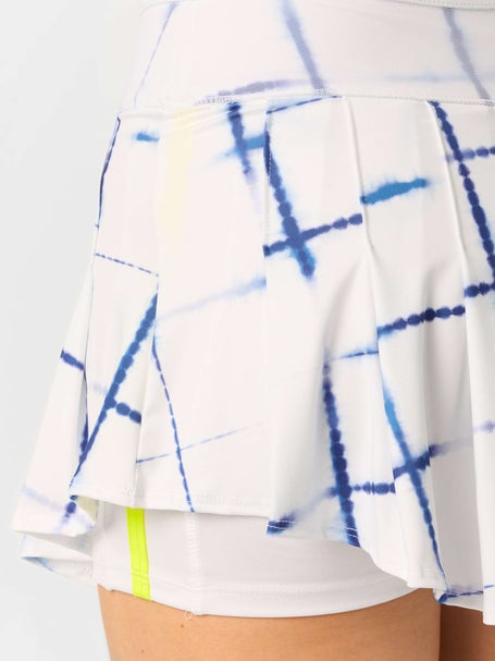 Lucky In Love Womens Shibori Plaid Skirt