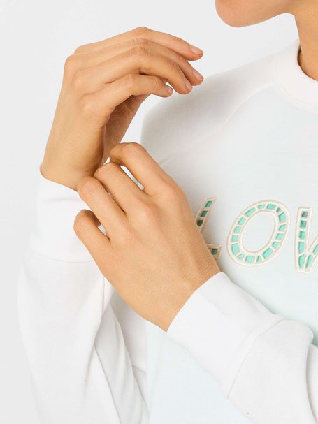 Lucky in Love Womens Riviera Breeze Love Pullover