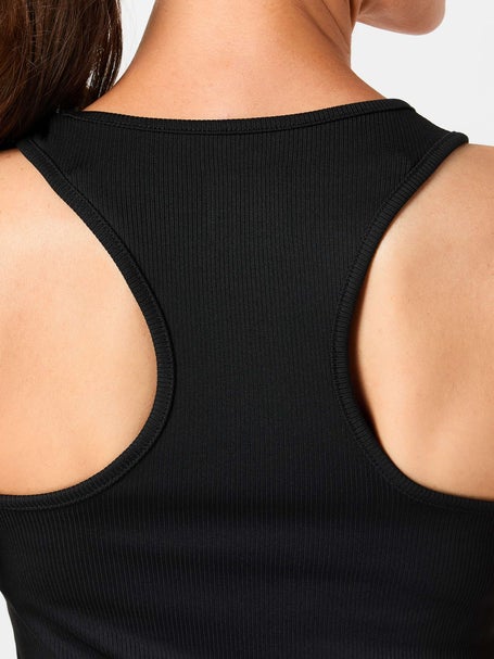 Lucky In Love Womens Racer Rib Tank